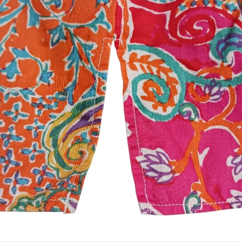 Lauren Ralph Lauren Colorful Button Up Shirt - Picture 6 of 9